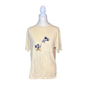 Vintage Mickey Minnie Mouse Embroidered Disney Store Shirt US Adult Medium Rare
